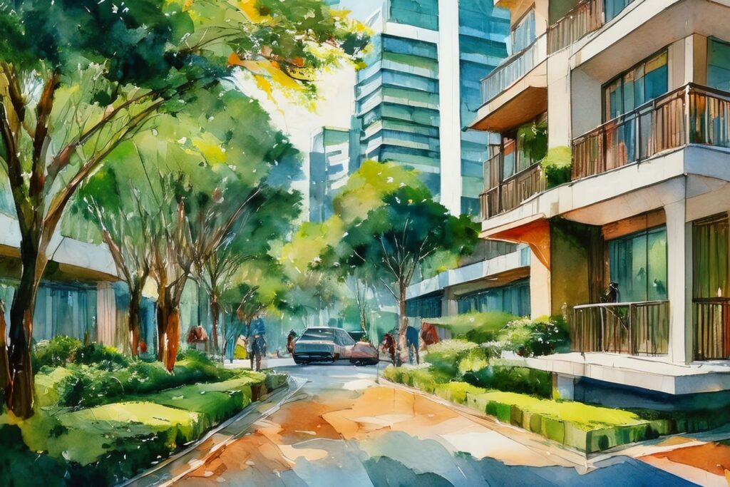歴史と伝統に裏打ちされた街のマンション